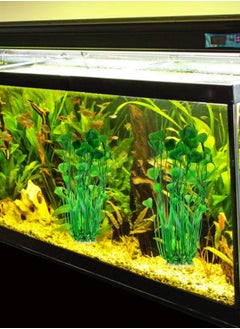 Y&D Artificial Aqua Plants, Aquarium Aquatic Plant Decorations, Plastic Underwater Decorations for All Fish (2 Pieces)  - Image 3