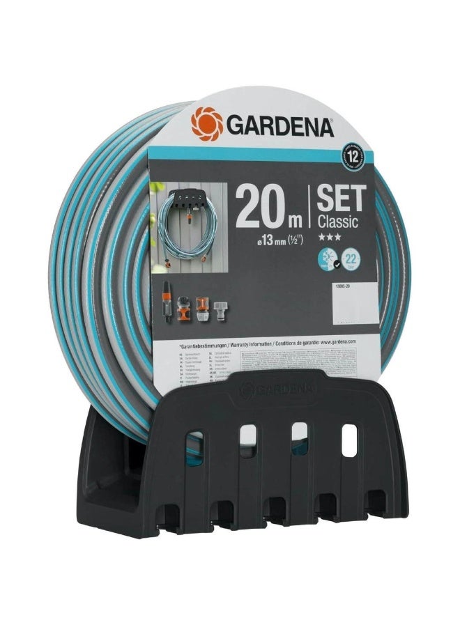 GARDENA Wall Hose Bracket Set Classic Hose Frost Uv Proof 20M X 13Mm - Image 1