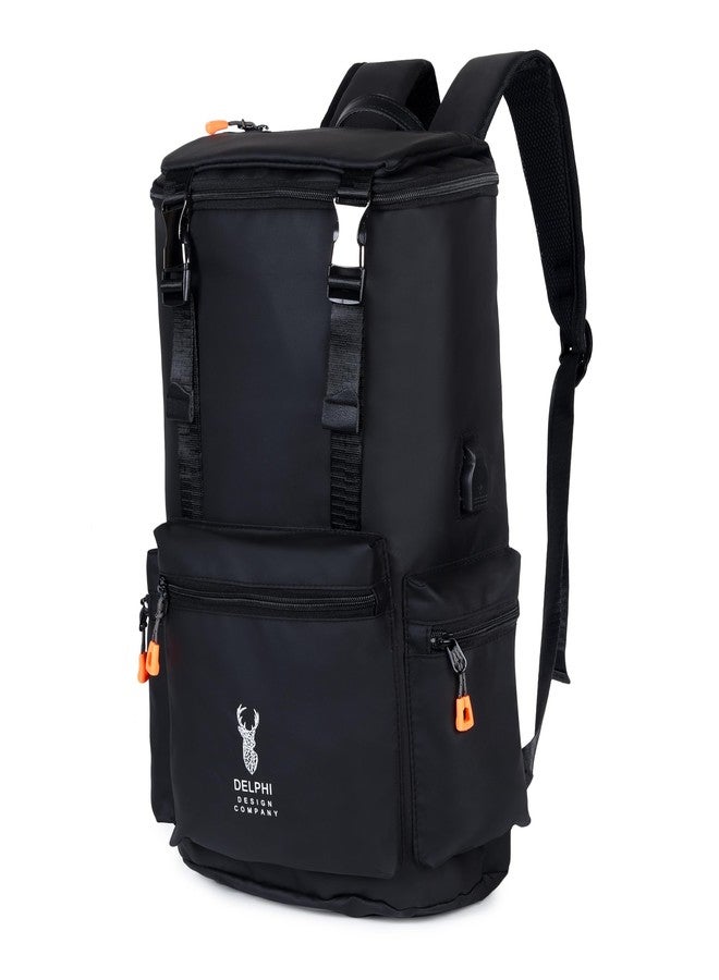 Delphi Design Company Delphi Design Large Laptop Backpack, Waterproof Business Travel with USB Port, Multi Compartments, Zip Pockets, Triple Layer Back Support, Anti-Scratch, Versatile Carrying Method, Trolley Mount - Image 1