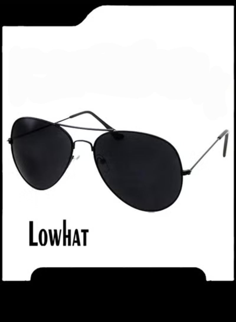 LOWHAT Men's Sunglasses Full Rim Aviator - Image 1