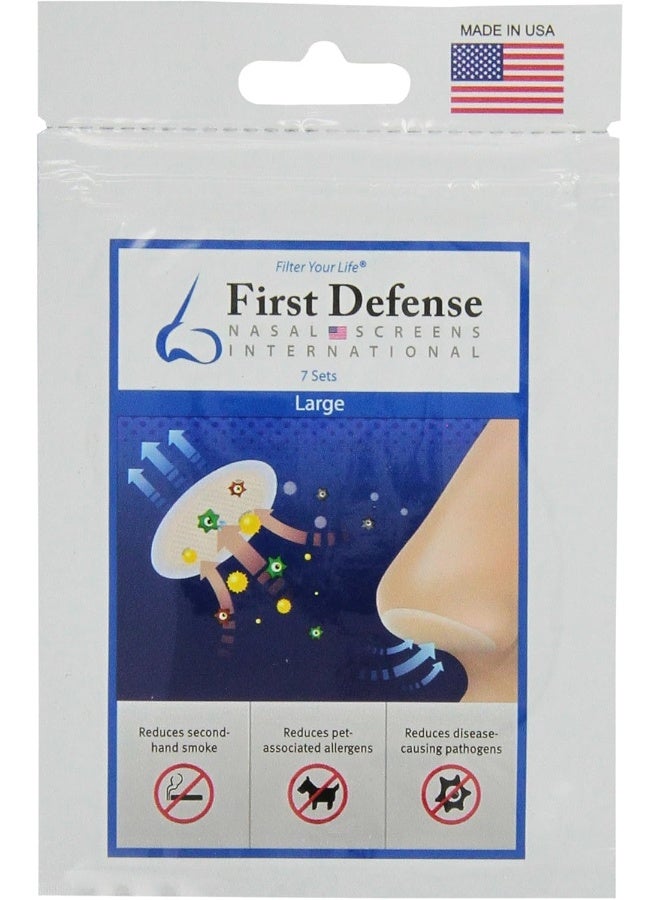 First Defense Nasal Screens, 7-Sets Per Pack - Image 1