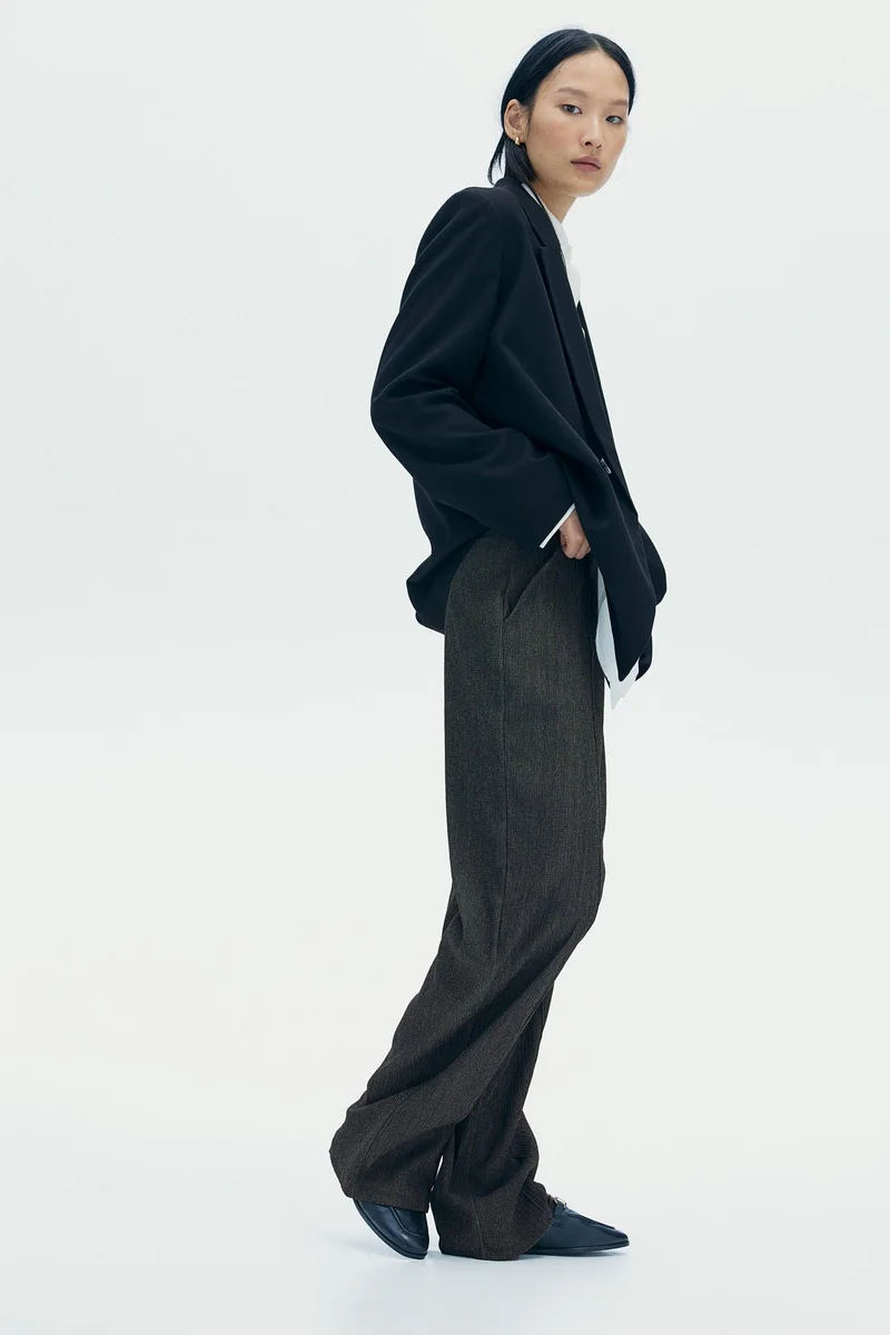 H&M High-Waisted Tailored Trousers