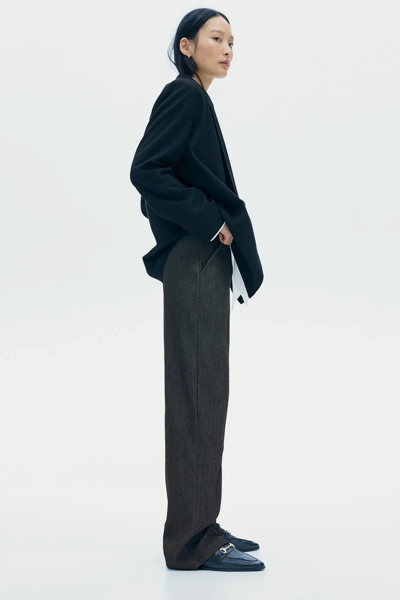 H&M High-Waisted Tailored Trousers