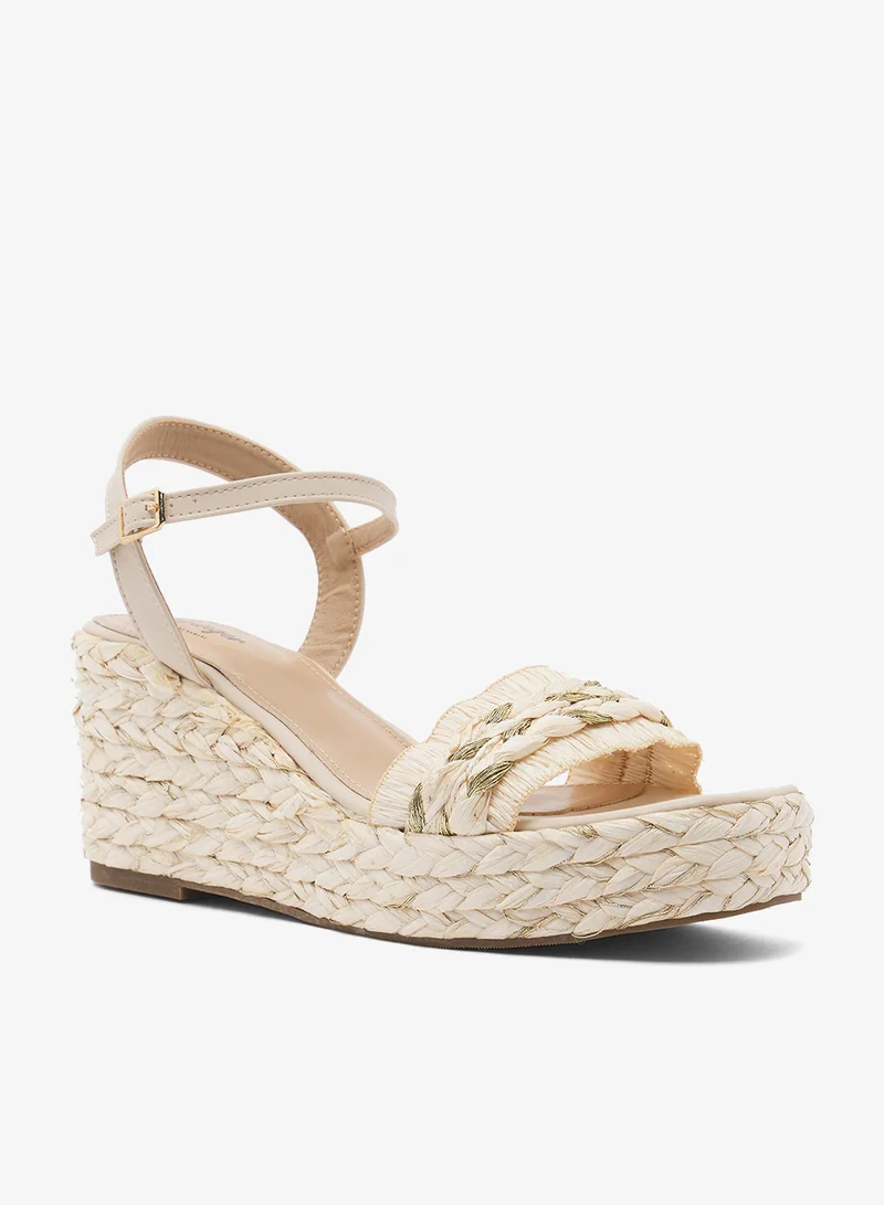 Ginger Ankle Strap Wedge Sandals