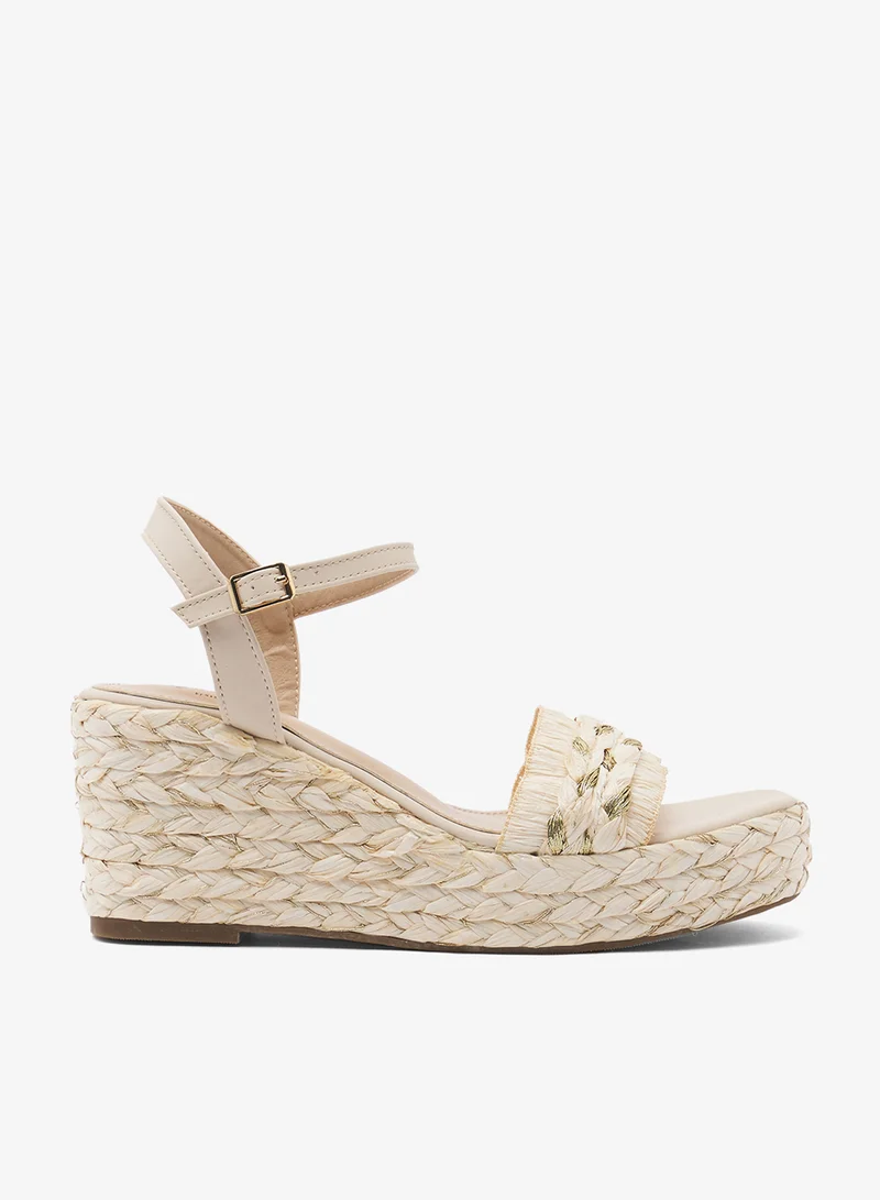 Ginger Ankle Strap Wedge Sandals