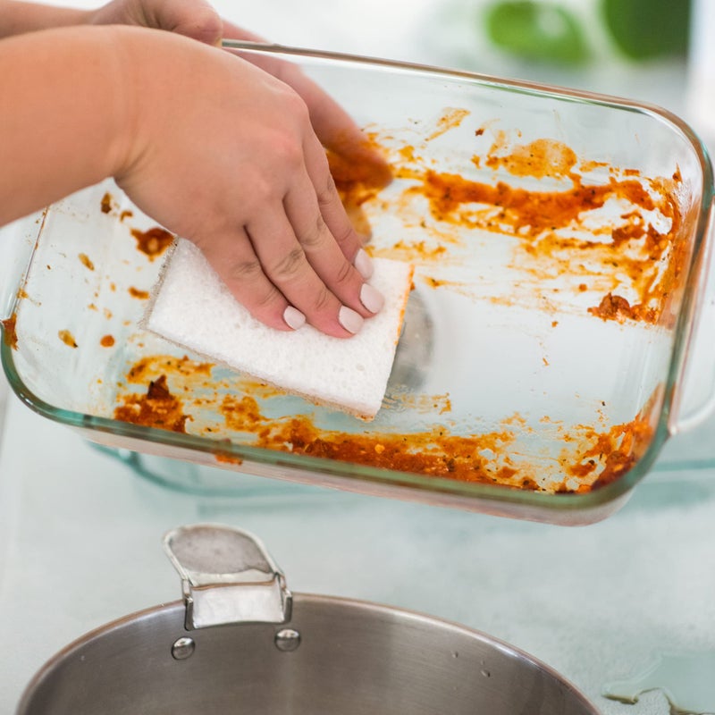 Full Circle Cleana Colada Coconut Scrubber Sponges - Pack Of 2 - Powerful Natural Sponges Made With Plant-Based & Recycled Materials  White - Image 2