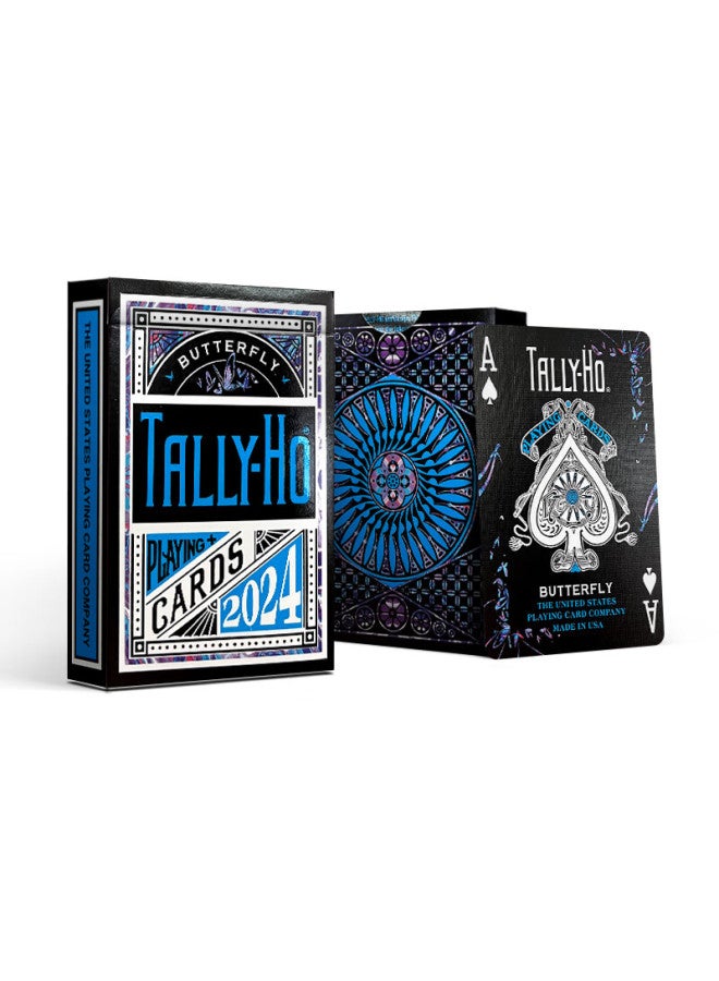 Bicycle Tally-ho Butterfly Love Series Playing Cards, Butterfly Design - Image 1