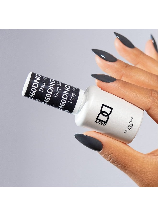 ديزي دي إن دي مجموعة طلاء جل Dnd تحتوي على 1 طلاء جل رمادي وطلاء أظافر رمادي 460 ديب ميستري 0.5 أونصة سائلة - Image 2