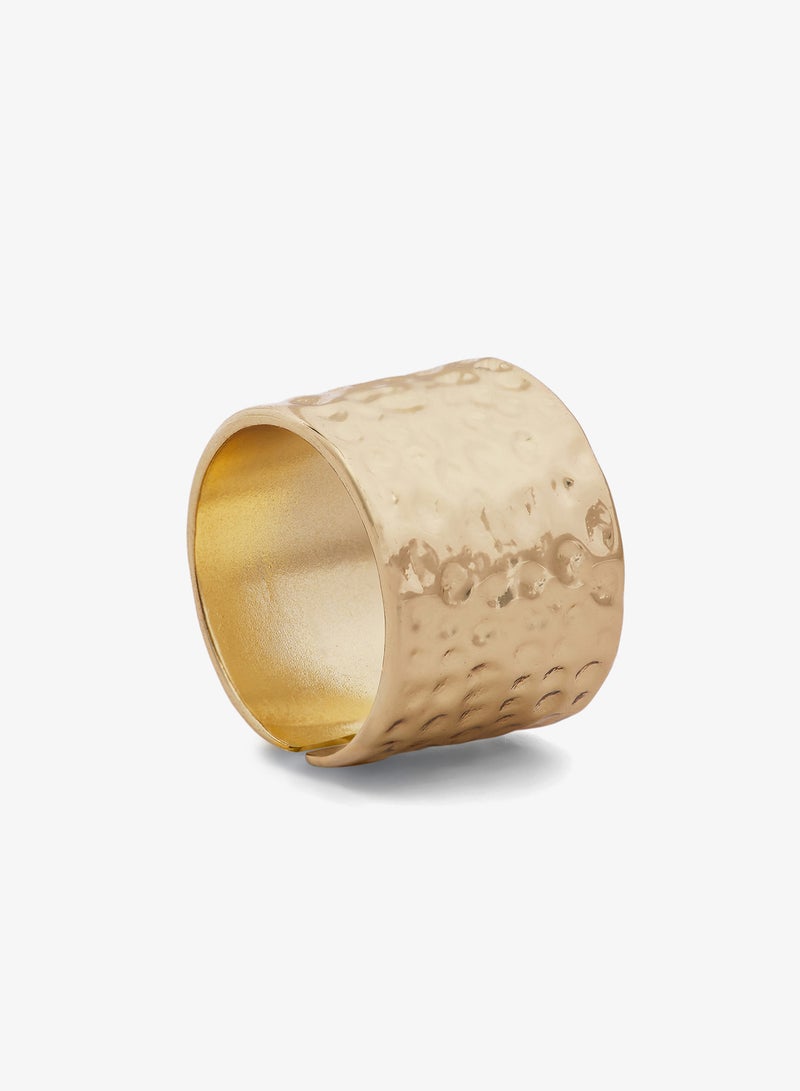 Ginger Chunky Gold Ring - Image 2