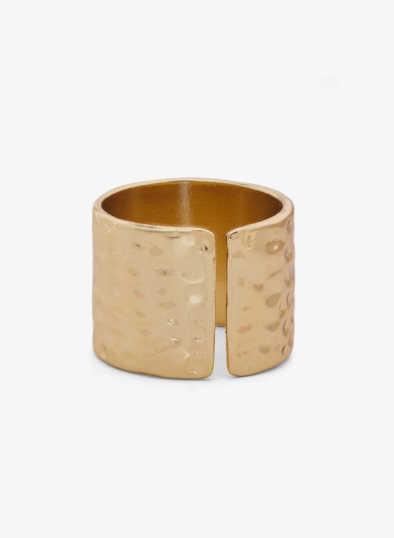 Ginger Chunky Gold Ring - Image 3