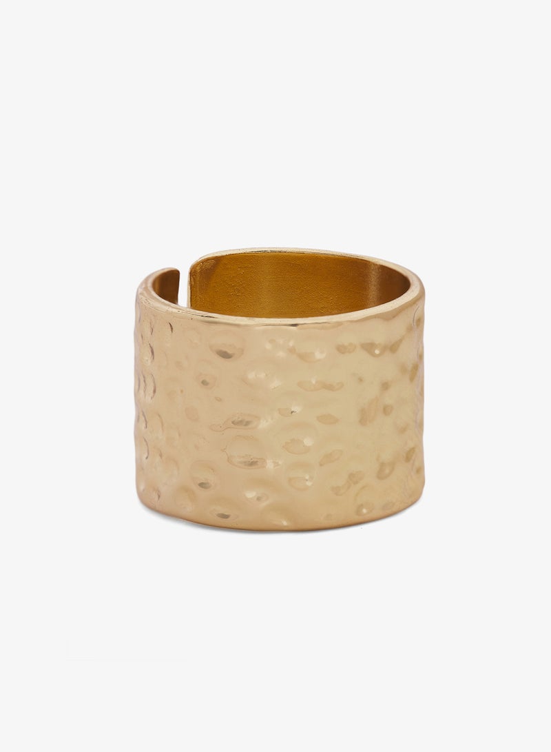 Ginger Chunky Gold Ring - Image 1