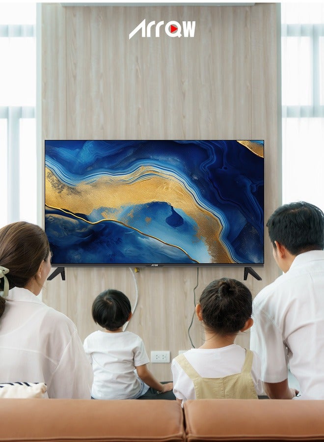 ARRQW 55 Inch 4K Smart LED TV, webOS 2.0, UHD 3840x2160 Resolution, 16:9 Aspect Ratio, 1.5GB RAM, 8GB ROM, Dolby Atmos, DTS Premium Sound, Bluetooth Audio, HDR10+, 3 HDMI & 2 USB Ports, Hand-Free Voice Control, WiFi | Model Name: RO-55LPW - Image 2