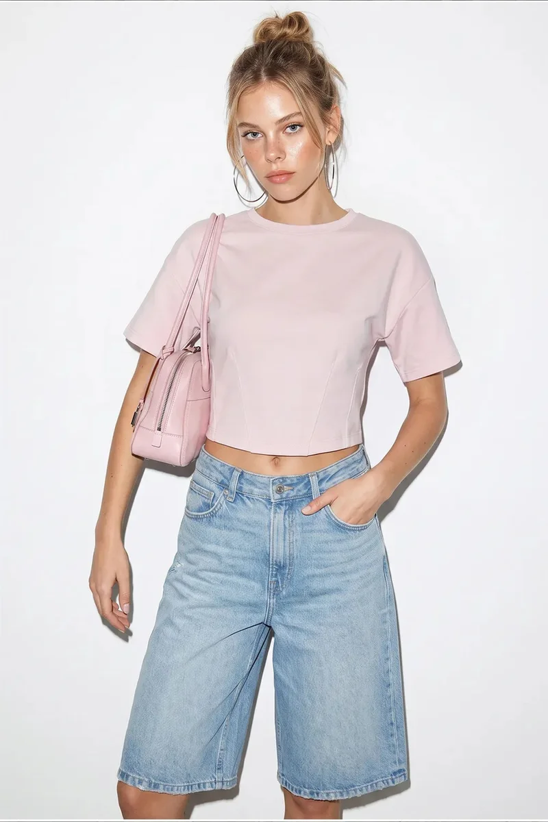 بيانكو لوتشي LUCCI Cotton Blouse With Elastane