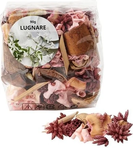 Ikea Lugnare Dried Flower, Pink, 90 G, Jasmine