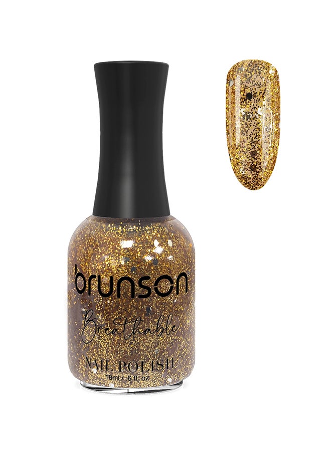 طلاء أظافر قابل للتنفس طلاء أظافر حلال مناسب للوضوء سريع الجفاف نباتي طويل الأمد وسهل التقشير 18 مل BH292