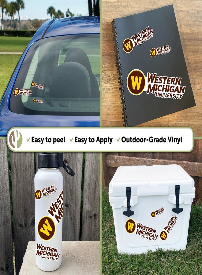 Desert Cactus Western Michigan University Sticker Broncos WMU Vinyl Decals Laptop Water Bottle Car Scrapbook T3 (Type 3-1) - Image 2