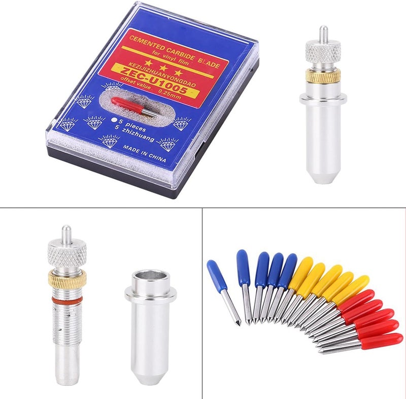 klarako 15pcs Tungsten Steel Plotter Cutter Cutter Blades Plotter Knife Computer Plotter Cutter Head - Image 1