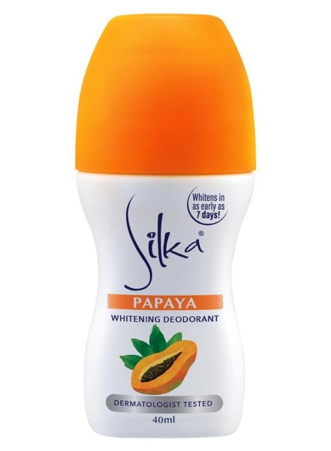 Silka Papaya Lightening Roll-On Deodorant 40ml