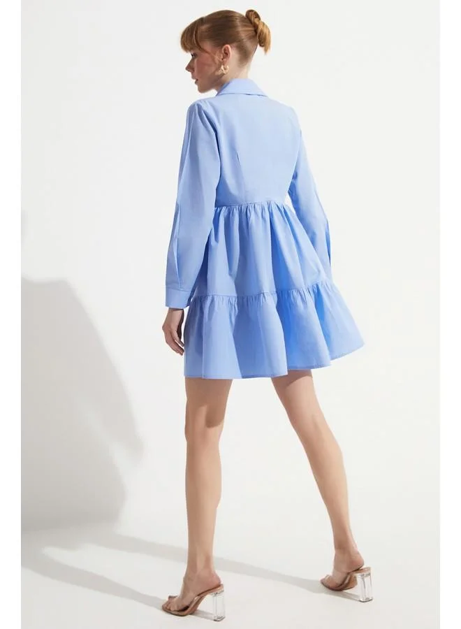 JUNE Eyelet Cotton Dress