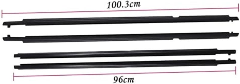 Wivplex Window Weather Strip for Toyota Highlander 2008-2010 - Image 4