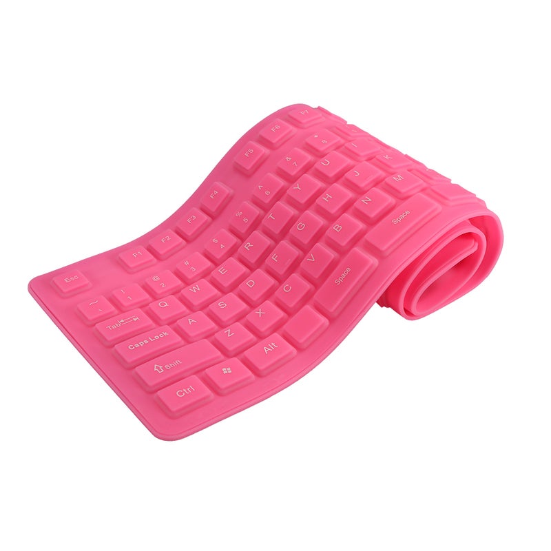 108 Keys USB Silicone Flexible Foldable Keyboard Waterproof USB Silent Keys For Laptop Desktop Keyboard - Image 1