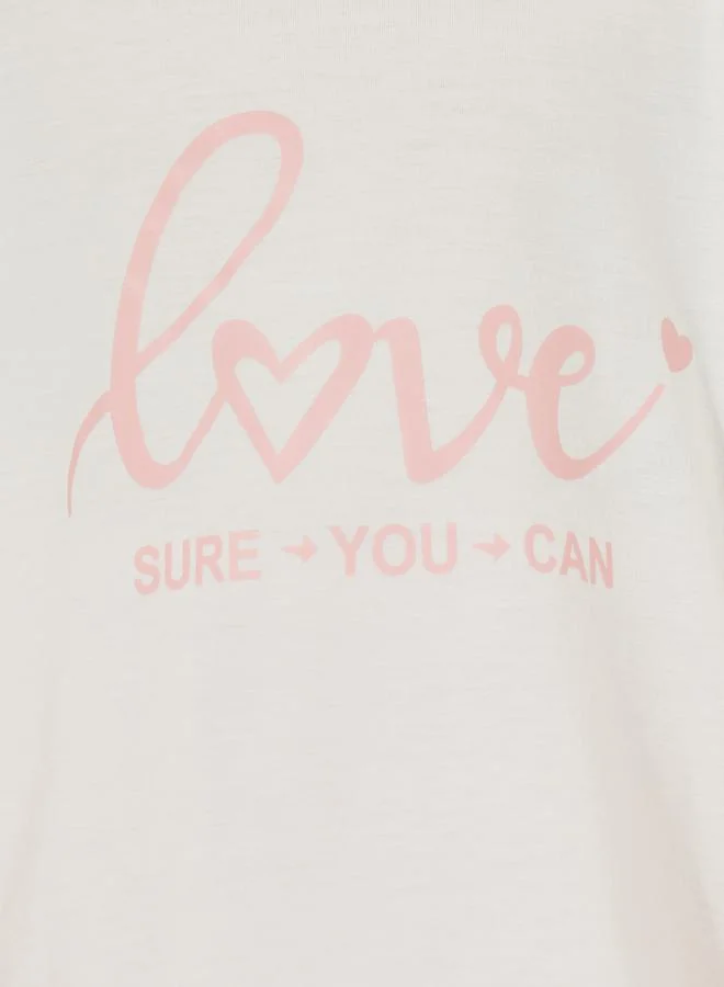 Styli Pack of 3 - Slogan Print T-Shirt, Cuffed Joggers & Sling Bag