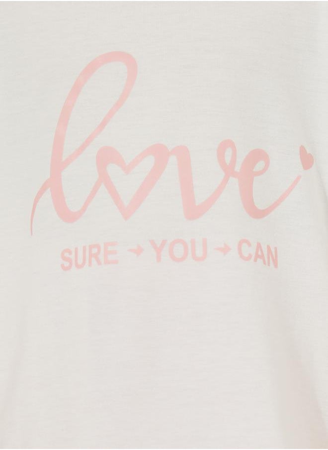 Styli Pack of 3 - Slogan Print T-Shirt, Cuffed Joggers & Sling Bag  - Image 4