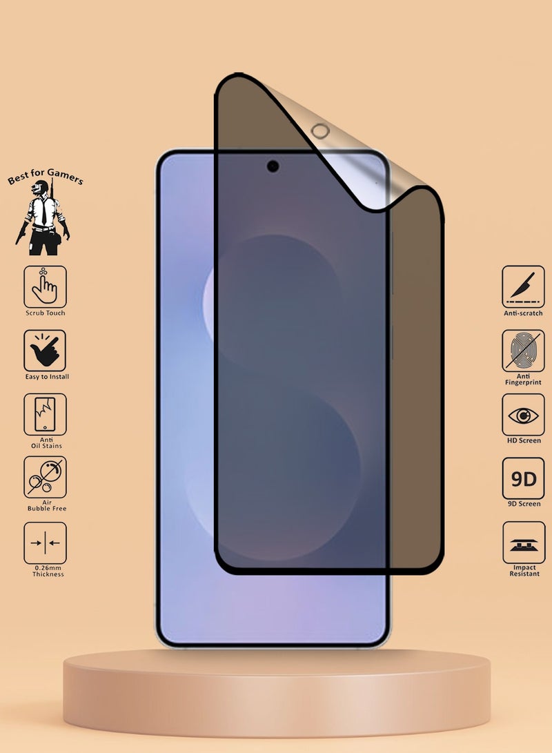 Techie Samsung Galaxy S25 Edge Privacy Screen Protector - Full Cover Matte Ceramic Privacy Screen Protector, Explosion Proof, Anti Bubble Anti-Fingerprint Easy Installation - Image 2