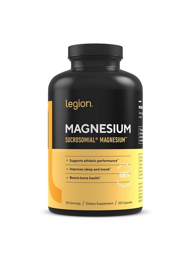 Legion Sucrosomial Magnesium Supplements High Absorption Magnesium Supplement For Women & Men Magnesium Mineral Supplements To Help Boost Athletic Performance & Overall Health 120 Servings - Image 2