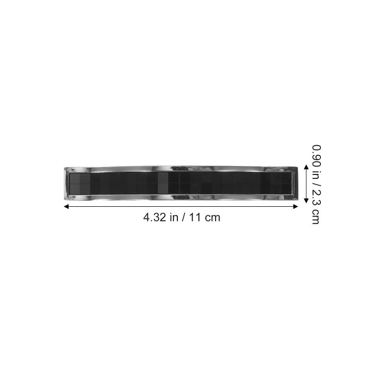 Black Crystal Cabinet Pulls 8Pcs 96mm Drawer Handles Wardrobe Door Pulls Kitchen Hardware - Image 3