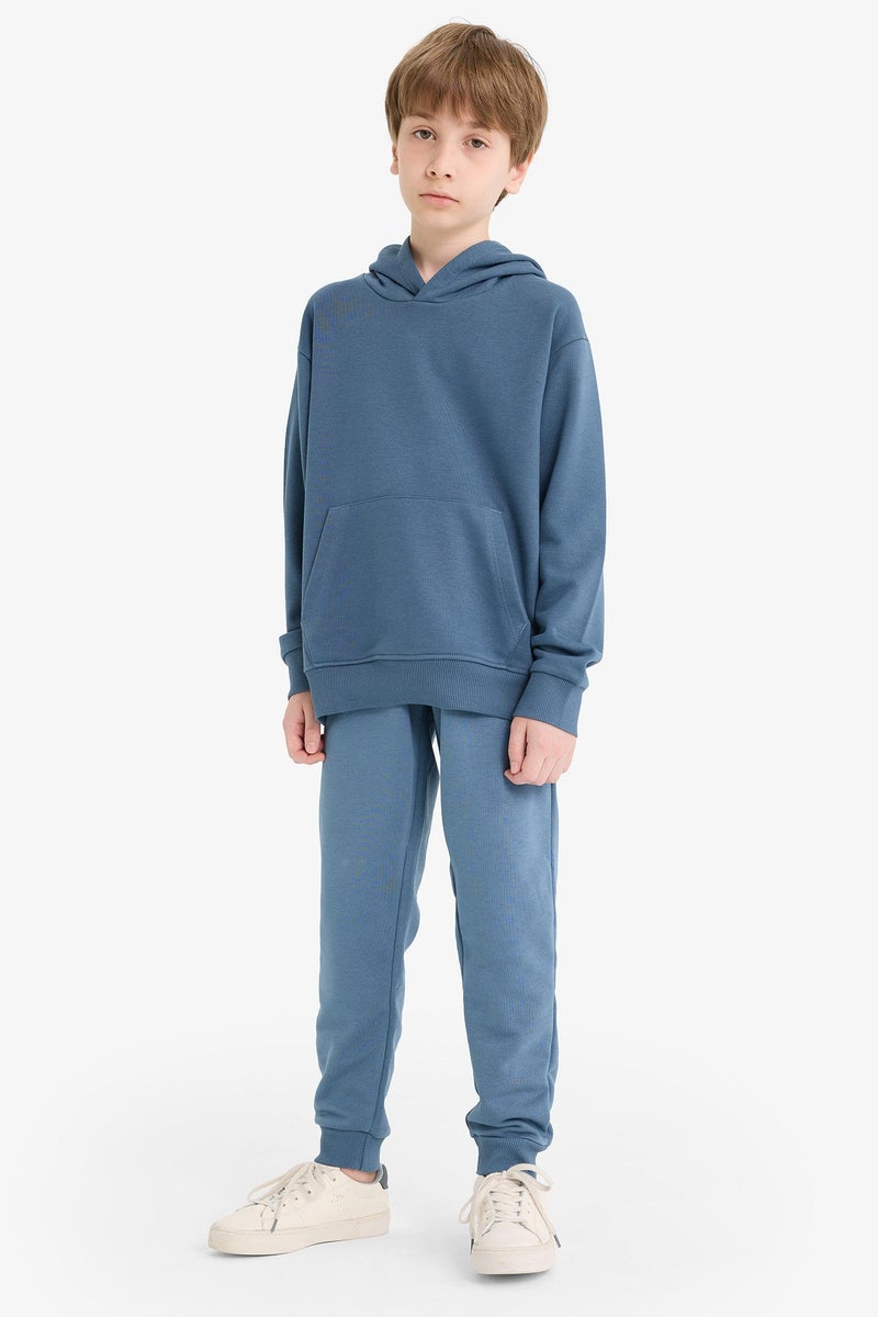 DeFacto Blue Boy Boy Elastic Waist Jogger Sweatpants Casual - Image 1