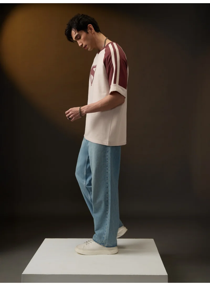 The Souled Store  The Souled Store Men Superman Graphic 3D Print Multicolor Oversized T-Shirt for Men | Best Price UAE