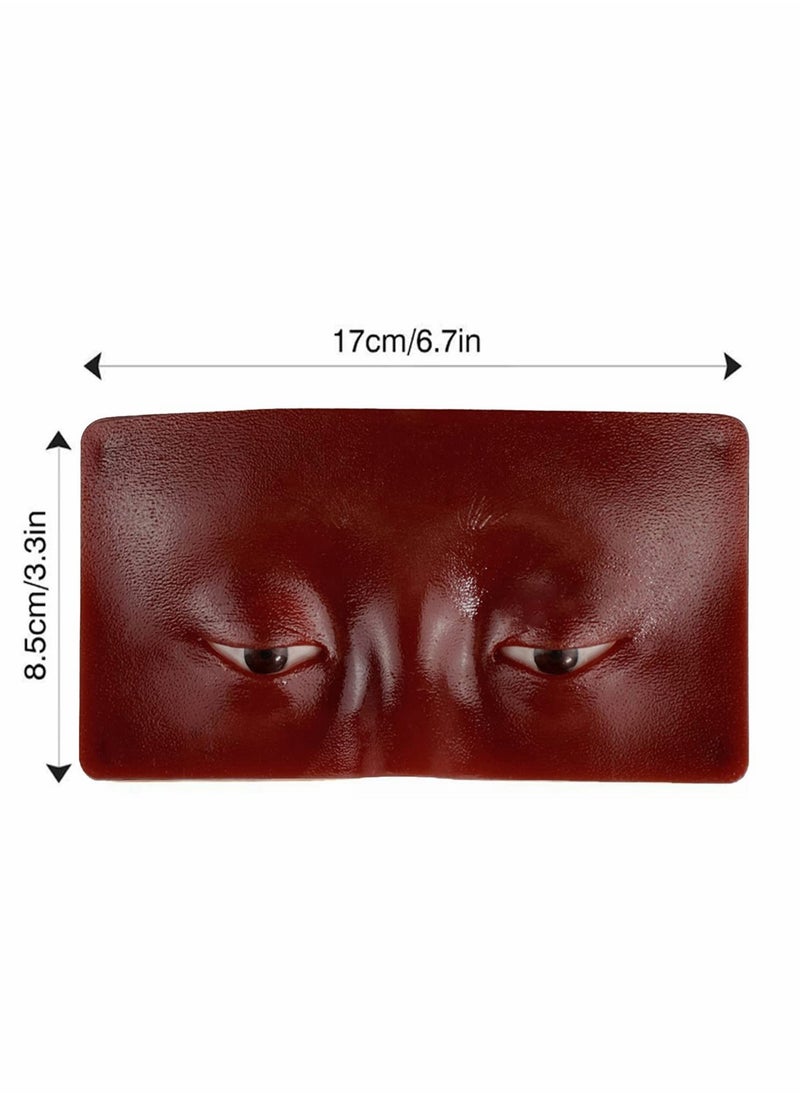 Generic - 3D Realistic Makeup Practice Face Pad with 5 Brushes for Artists - Perfect for Eyeshadow, Eyeliner, Eyebrow, and Lash Mapping - Image 1