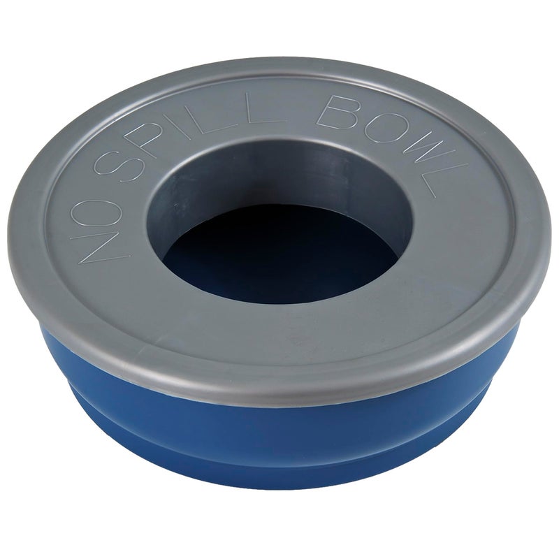 Petmate No Spill Bowl,Blue - Image 3