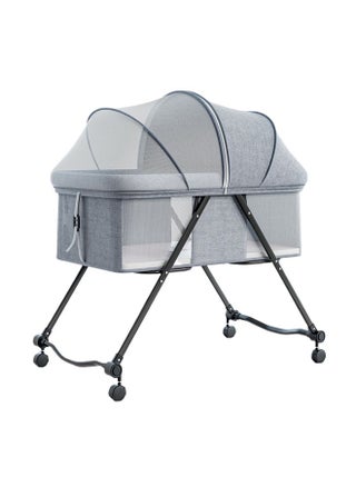 Bedside Sleeper Bedside Crib, Baby Bassinet Travel Baby Crib Baby Bed with Breathable Net,Adjustable Portable Bed - pzsku/Z517A396F6964605F3C33Z/45/_/1729585289/11a95e5a-086b-4dc0-b945-e166f81643dc