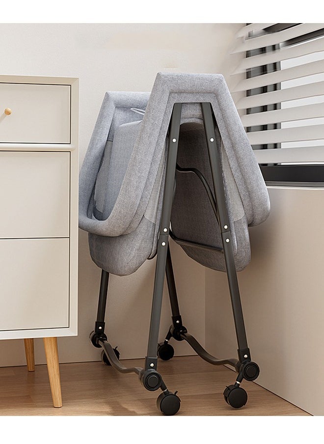 Bedside Sleeper Bedside Crib, Baby Bassinet Travel Baby Crib Baby Bed with Breathable Net,Adjustable Portable Bed