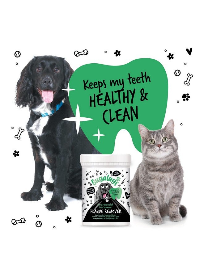 بوجالوجز مزيل البلاك من بوغالوغز لأسنان الكلاب ورائحة الفم الكريهة، طبيعي ١٠٠٪ | يزيل البلاك بدون فرشاة أسنان أو معجون أسنان للكلاب | يزيل رائحة الفم الكريهة والبلاك للكلاب والقطط (للكلاب ٧٠ غرامًا) - Image 5