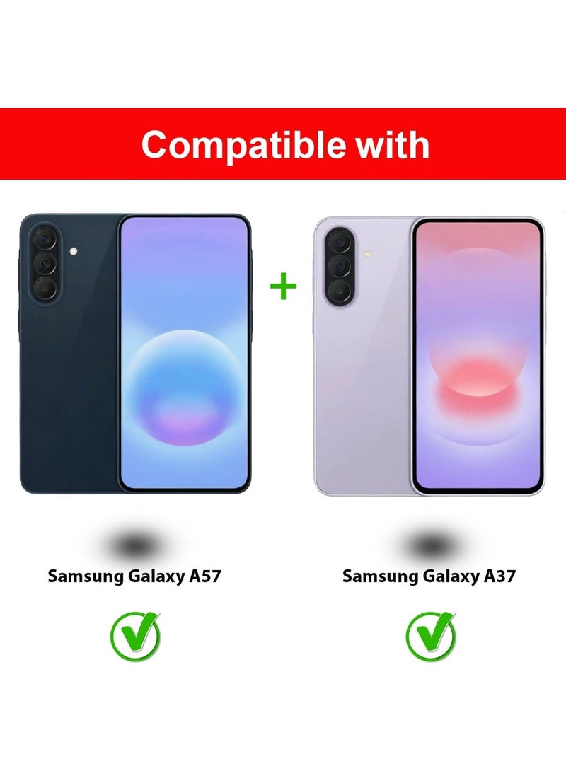 Privacy Screen protector for Samsung Galaxy A57 / Samsung Galaxy A37 / Galaxy S25 FE Screen Protector Tempered Glass [Anti-Glare][HD Full Coverage][Scratch Resistant][9H Hardness] - Image 2