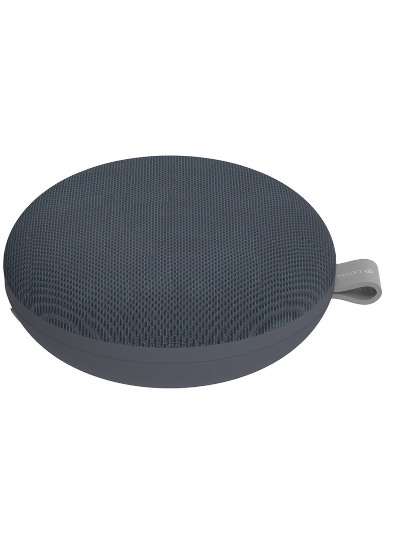 ديفيا Kin tone Series مكبر صوت قماشي اسود تصميم دائري بمظهر عصري - Image 2