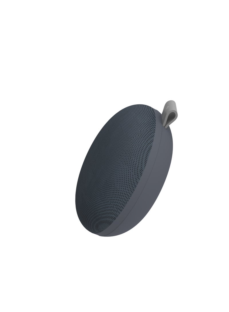 ديفيا Kin tone Series مكبر صوت قماشي اسود تصميم دائري بمظهر عصري - Image 3