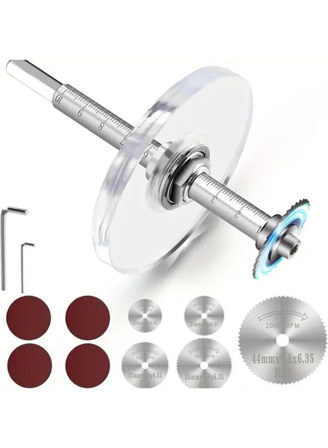 5Pcs PVC Pipe Cutter Set With Adjustable Depth Gauge 3 15 Inch Scale High Speed Steel Blades - Image 2