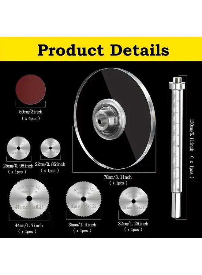 5Pcs PVC Pipe Cutter Set With Adjustable Depth Gauge 3 15 Inch Scale High Speed Steel Blades - Image 4