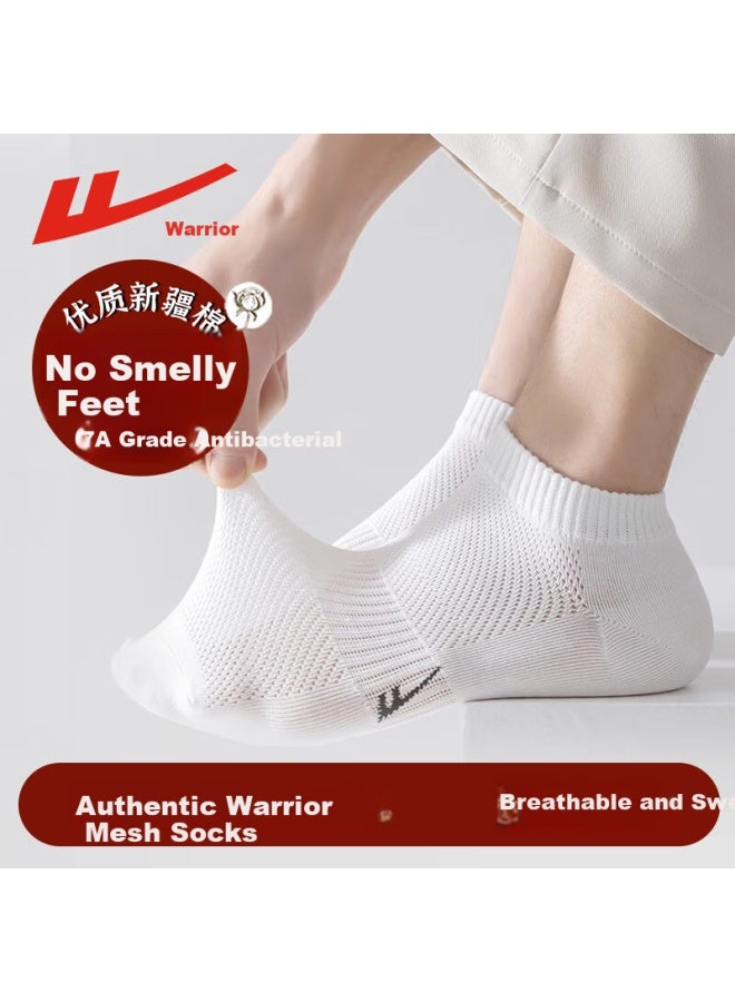 Pull Back Huili Socks, Summer Men's Breathable Mesh Socks, Odor-resistant Socks For Men, Sweat-absorbing Antibacterial Wear-resistant Boat Socks For Men, Thin Summer Style - Image 2
