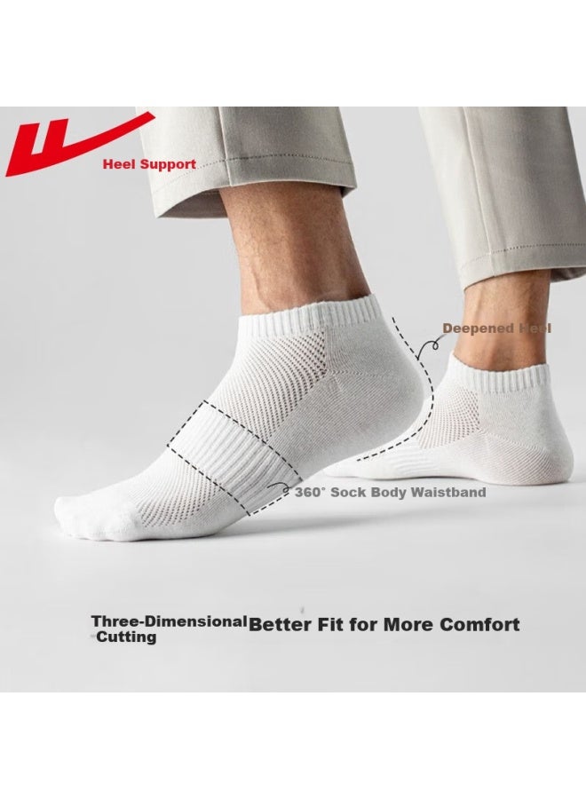 Pull Back Huili Socks, Summer Men's Breathable Mesh Socks, Odor-resistant Socks For Men, Sweat-absorbing Antibacterial Wear-resistant Boat Socks For Men, Thin Summer Style - Image 3