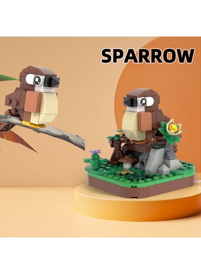 ابوستروفي جايمز مجموعة بناء نماذج الطيور المهيبة من Apostrophe Games - 876 قطعة - ستة نماذج طيور فريدة للأطفال والكبار - Image 4