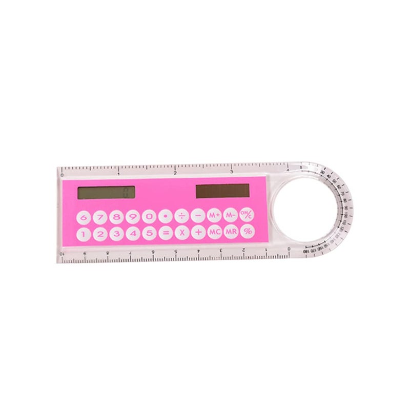 Multifunctional Mini Ruler With Built In Calculator 13X4 5X0 3CM Portable Math Tool - Image 2
