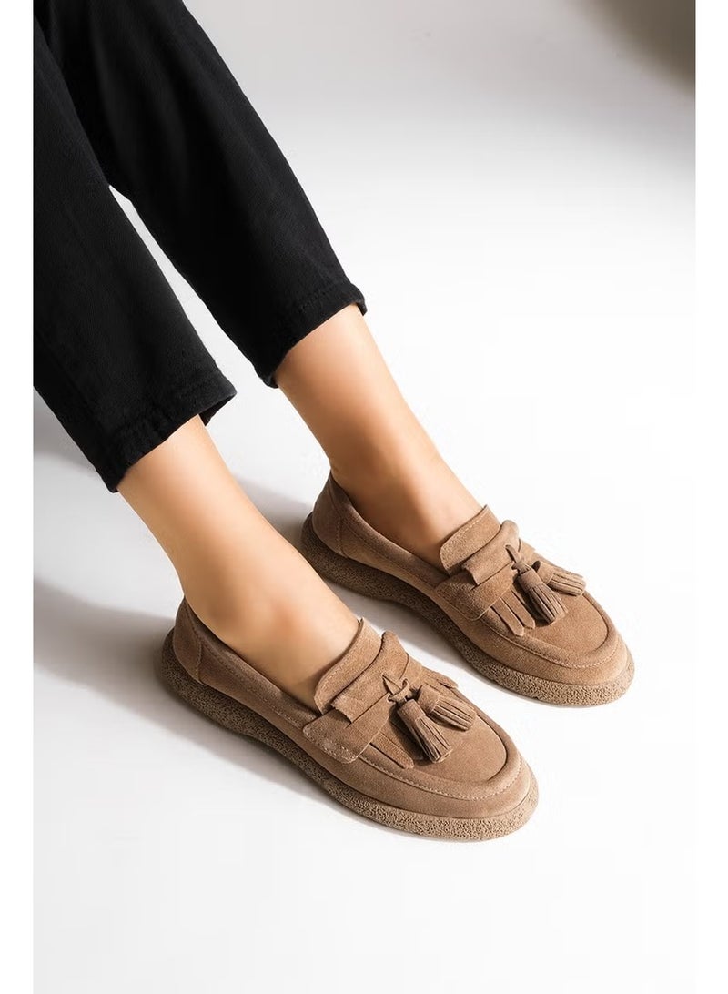 MARJIN Margin Women's Leather Loafer Casual Shoes Suma - Image 1