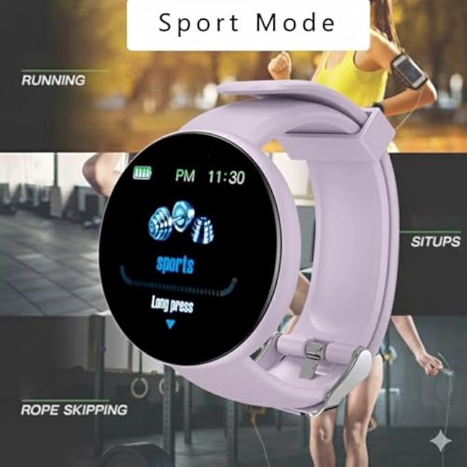 rayihni Fitpro Smart Wrist Band 10, Fitness Tracker With Heart Rate Monitor, Blood Pressure, Sleep Tracking, Message Notifications, Compatible With Iphone/Android, (Lavender Purple) - Image 4