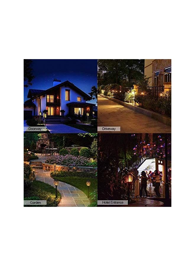 erorex Solar Lights,Waterproof Flickering Flames Torches Lights Outdoor Solar Light Landscape Decoration Lighting Dusk to Dawn Auto On/Off Security Torch Light for Pathway, Patio, Yard, Garden 2 Pack - Image 3