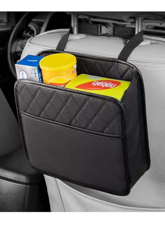 [Upgraded] Car Seat Back Organizer, Multi-Pocket Storage Holder with Elastic Straps, for Water Bottles, Snacks, Toys, Universal Fit for Most Cars, SUVs - Image 3